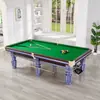 Mesa de Billar Estilo Americano Fuerte T9 Mediana Ocho Mesa de Billar Estilo Chino Tipo Estándar Sala de Billar Automática 24 Horas Venta al por Mayor