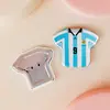 Insignias Metálicas en Lata Personalizadas de Jersey del Mundial, Regalos Culturales y Creativos Hechos a Medida, Insignias de Estrellas del Fútbol