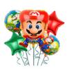 Comércio exterior atacado Luigi Super Mary balão de filme de alumínio Mario balão conjunto jogo decoração de aniversário