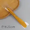 Herramientas de Belleza DIY Palillo Mezclador de Plástico para Mascarillas Raspador Aplicador de Mascarilla Corporal Cuchara con Forma de Media Luna para Crema de Ojos