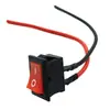 Botão de interruptor pequeno interruptor circuito de carro miniatura fio de circuito buzina aparelho elétrico mini alavanca alavanca redonda com fio
