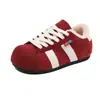 Sapatos Femininos 2025 Inverno Novo Estilo Veludo Leve Tênis Esportivo Forrest Gump Feminino Retro Aumento Sapatos Plataforma de Solado Grosso Bk862-1