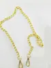 Fabricante de Guangzhou Suministra Cadena Metálica Nk de 8 mm para Bolsos, Piezas de Repuesto de Ferretería, Cadena Plana Estilo Coreano con Hebilla