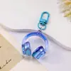 2026 Novo Criativo Tridimensional Acrílico Fone de Ouvido DIY Acessório Pingente Chaveiro
