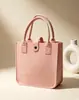 Bolsa de Feltro com Boneca de Desenho Animado Bolsa de Compras Caixa de Presente Fofa para Crianças Bolsa Tote de Feltro para Banquete de 100 Dias do Bebê
