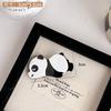 Nueva serie de panda de dibujos animados horquilla para el pelo femenina creativa linda estudiante flequillo cabello roto clip lateral tocado