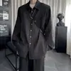 Design moderno com colarinho cubano, camisa floral de manga comprida nicho, moderna, elegante, artística, estilosa, novo estilo casual