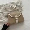 Bolsa de Vacaciones a la Orilla del Mar Estilo 2026 con Funda, Bolso de Hombro Tejido, Elegante Bolso de Paja Patchwork para Mujer, Bolsa de Playa