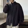 Cárdigan de punto para hombre, nuevo estilo otoño/invierno 2006, suéter holgado de moda japonesa, top casual para hombre con un look sofisticado