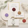 Etiquetas de Sello de Cera, Pegatinas de Sello de Cera, Pegatinas de Sellado, Pegatinas para Invitaciones de Boda, Sellos para Planificador, Etiquetas de Cera Transfronterizas