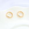 Pacote de 14K Pacote de Preservação de Cor de Ouro Anel de Contas Banhado a Ouro Caseiro Diy Jóias Anel de Contas Pulseira Acessórios Material Redondo Anel de Ouro