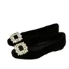 Zapatos de Hada con Hebilla de Pedrería, Mocasines Elegantes de Suela Suave para Mujer, Zapatos Planos de Ante Cuadrados para Mujer, Estilo Francés, Primavera 2026