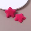 Dulce Moda Versátil Peluche Grande Colorido Estrella de Cinco Puntas Tocado Adorno para el Cabello Pin Accesorios para Joyería DIY Venta al por Mayor