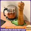 Tapete para tapa de olla de col, tapete de zanahoria, estante para tapas de ollas de almacenamiento, tapete de drenaje y aislamiento térmico para encimera, tapete para colocar tabla de cortar