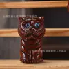 Pau-rosa Pau-rosa Esculpido Doze Signos do Zodíaco Auspiciosos Peças de Mão Artesanato Animal Decorações de Mesa de Escritório Locais Cênicos