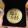 Moneda de Oro 50mg Oro Puro 999 Oro Éxito en Examen Mamá Te Amo Feliz Cumpleaños Día de San Valentín 520 Regalo