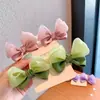 Lindo Clip Lateral Estéreo Lazo Pinza para el Cabello Orejas de Conejo Tela Completa No Lastima el Cabello Accesorios para el Cabello de Niños Pinza de Pato Bebé