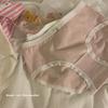 Algodón para bebé Clase A cuatro estaciones [5A antibacteriano] ropa interior sencilla para damas niñas algodón entrepierna antibacteriano
