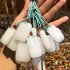 Novo Pingente da marca Ping An Jade Dourado Jade Branco Marca de pão Jade Dourado marca no-matter pingente de jade masculino e feminino atacado