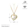 Moderna Cadena para Clavícula de Plata de Ley S925 Más Vendida en Europa y América, Diseño de Alto Nivel en Forma de Corazón, Joyería Versátil de Lujo Ligero de Nicho