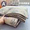 Colcha de Verano Clase A 100% Algodón Puro con Borde de Concha Fair Isle, Colcha de Verano de Algodón Puro con Dibujos Animados para Dormitorio Estudiantil, Colcha Fina para Aire Acondicionado 4