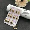Xuping Brazaletes Rusos Transfronterizos para Oreja, Aros Color Oro de 18K con Incrustaciones de Diamantes, Joyería de Lujo Ligero de Alta Gama al por Mayor para Mujeres