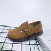 Nova Coleção Primavera/Outono 2026: Mocassins Casuais Versáteis Retro Femininos de Couro Impermeável Estilo Birkenstock com Solas Macias e Cabedais Macios, Disponíveis Agora