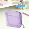Bolsa de Armazenamento com Zíper Dopamine Grid Grande Capacidade Portátil Bolsa de Maquiagem Bolsa de Higiene Pessoal de Viagem Bolsa Pequena Bolsa de Maquiagem Diversos