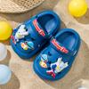 Sapatos Croc Baotou Infantil Interior Sola Macia Sandálias e Chinelos de Casa para Bebê Antiderrapantes Sapatos de Verão para Jardim Sapatos de Praia para Criança Pequena