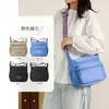 Bolso de Hombro Multicapa Ligero Nuevo 2026 Transfronterizo, Bolso Cuadrado Pequeño de Tela de Nylon Simple y Elegante, Bolso Cruzado Ligero Casual