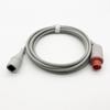 Compatible con Monitor Libang Cable de Presión Arterial de 6 Pines Cable Sensor de Presión a Abbott/Ubal