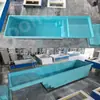 Piscina de Fibra de Vidro Personalizada para Fontes Termais, Piscina de Banho Resistente à Corrosão e à Pressão, Piscina Grande Externa para Villa