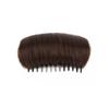 Aplique de Cabelo com Coroa Alta Pente de Cabelo Invisível Inserção de Peruca Pente para Acessório de Cabelo Feminino, Natural e Volumoso para Cabelo Liso na Parte de Trás da Cabeça