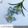 Tulipa Flor de Três Pétalas Duas Folhas Tulipa Florindo Cinco Flores Decoração de Sala de Estar em Casa Flor Artificial Flor de Casamento Obra de Arte Flor de Seda