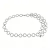 Joyería de Moda Transfronteriza Europea y Americana, Cadena para la Cintura de Empalme Circular Geométrico, Combinación con Falda, Accesorio de Cinturón Decorativo para Chica Popular, Sensación de Alta Gama