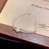 Pulsera de Perlas de Orquestación Estilo Coreano Otoño e Invierno para Mujer Lujo Ligero Nicho Simple Pulsera de Cuentas Única Accesorios de Novia de Alta Gama