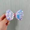 Crianças lantejoulas laço grampo de cabelo dupla camada colorido clipe de cabelo estilo coreano bebê menina bonito vento acessórios de cabelo headwear