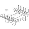 Transformador electrónico de esqueleto EFD30, esqueleto de baquelita, horizontal, 6+6 pines, con patas en L