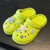 Novos Sapatos Vazados de Verão Frescos Respiráveis Modernos Simples Para Uso Externo Secagem Rápida Aumento de Altura Sola Grossa Sandálias de Praia Chinelos