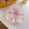 Estilo Coreano Renda de Orelha de Madeira Elástico para Cabelo Intestino Grosso Toque de Luxo Coque Elástico para Cabelo Pequeno Fresco Acessórios de Cabelo para Mulheres