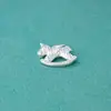 Colgante Hazte Rico Inmediatamente Plata de Ley S925 Colgante de Unicornio Accesorios de Caballo Mecedora Pulsera de Cuentas DIY Accesorios de Plata