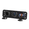 Piezas de auto modificadas QC3.0 doble USB interfaz de carga rápida voltaje pantalla digital orificio para cigarrillo accesorios cargador de coche