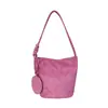 Bolso Cubo Coreano de Moda Color Caramelo para Mujer, Nuevo de Verano 2026, Estilo Minimalista de Lujo Ligero de Nicho, Bolso de Hombro/Axila