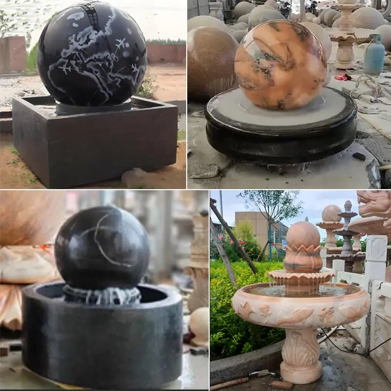 大理石水景喷泉
