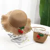 Sombrero para Niños Nuevo Sombrero de Sol de Princesa para Niñas Verano Delgado Primavera y Otoño Protector Solar para Bebés Sombrero de Pescador Bolsa