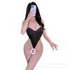 Ropa interior sexy para la noche, sexy, caliente, ajustada, corazón de melocotón, mono sexual, traje sexy con provocación sin off 8414