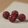Areia Dourada Púrpura de Minério Cru Criativo DIY Contas de Lótus Contas Soltas Contas Redondas Contas Espaçadoras Pulseira Pulseira Acessórios Contas Individuais Contas de Buda com Contas