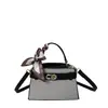 Bolsa Feminina 2026 com Fivela de Cadeado Vintage, Nova Coleção Primavera/Verão, Versátil para o Dia a Dia, Color Blocking, Ombro Único, Transversal, Pequena Quadrada, Tendência