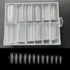 Transfronteiriço 120 Caixa Nail Art Nail Art Cristal Extensão Molde de Unha com Suporte de Papel Escala Adesivo de Extensão Rápida