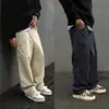 Calça Casual Reta Versátil para Esportes ao Ar Livre, Moda Tendência Unissex, Alta Qualidade, Confortável, Design Simples